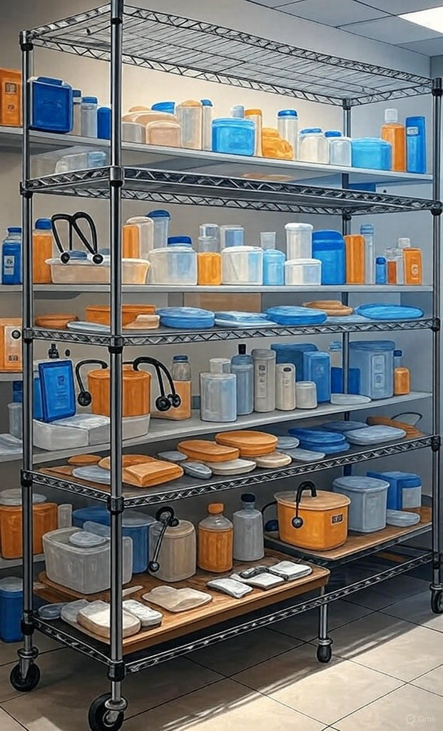 Optimizing Hospital Supply Chain with Shelving with Storage