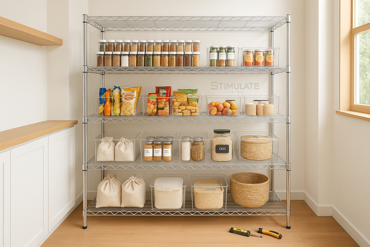 Best Wire Shelving Unit for Pantry | Stimulate Living