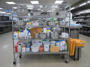 Wire Racks with Wheels: Solutions for Commercial Storage