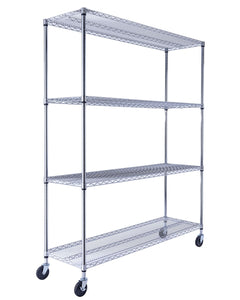 48 x 24 x 72 shelving | black wire rack | heavy duty wire shelving on wheels | 24 wire rack | Shelves shelf | Shelving shelf | 60x18x72 4-tier