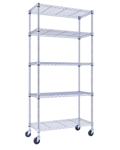 30 x 14 x 60 shelving | chrome wire rack | heavy duty wire shelving on wheels | 24 wire rack | Shelves shelf | Shelving shelf