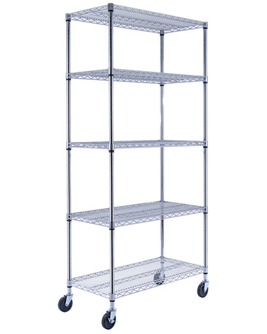 36 x 18 x 72 shelving | Chrome wire rack | heavy duty wire shelving on wheels 24 wire rack | Shelves shelf | Shelving shelf