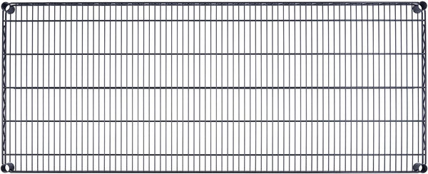 60" x 24" x 72" Black 5-Tier Wire Shelving NSF 3000 LBS Max Capacity Heavy Duty Steel Storage Rack for Commercial, Residential, Warehouse, and Industrial Uses (Includes Casters)