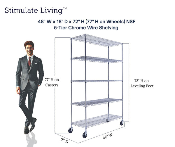 48 x 24 x 72 shelving | black wire rack | heavy duty wire shelving on wheels | 24 wire rack | Shelves shelf | Shelving shelf